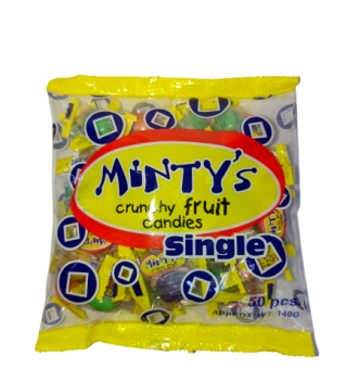 Milty's Cruchy Fruit Candies Single