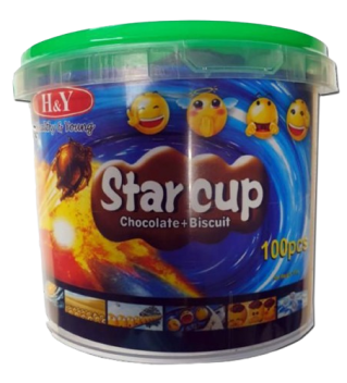 Star Cup Cocolate + Bsicuit 100pcs